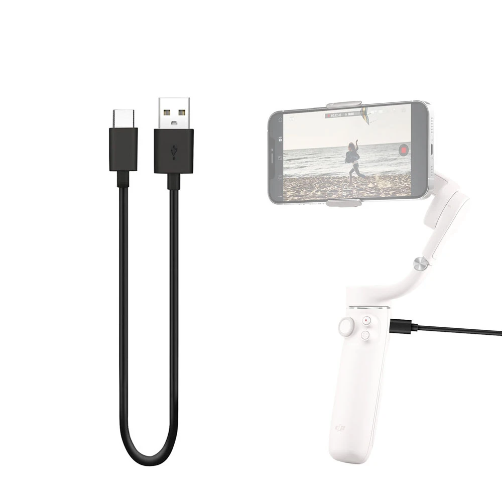 

1M Gimbal Charging Cable For DJI OM 5 USB to TYPE-C Data Cable for DJI OSMO Mobile 5 Handheld Gimbal Stabilizer Accessories