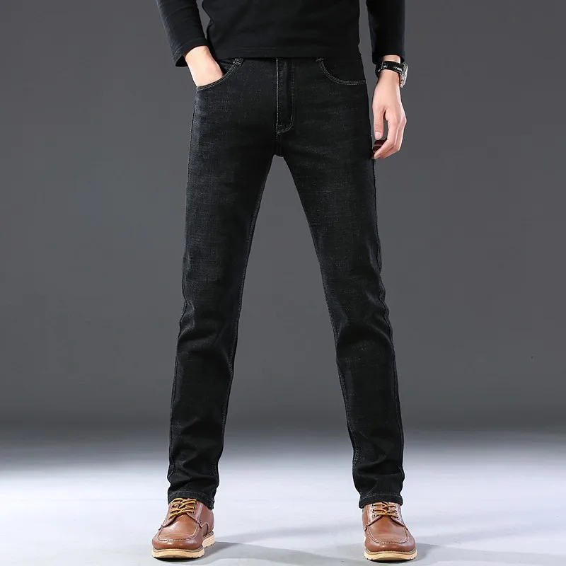Мужские хлопковые джинсы Sulee мягкие брюки Осенние 2020 | Мужская одежда