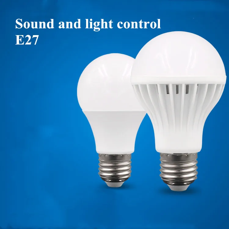 Светильник светодиодный с пассивным ИК датчиком движения E27 220 В 5 Вт 7 9