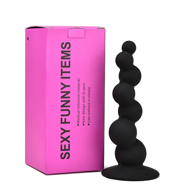Adult sex products Silicone backyard beads anal plug Comrade supplies prostata massage |