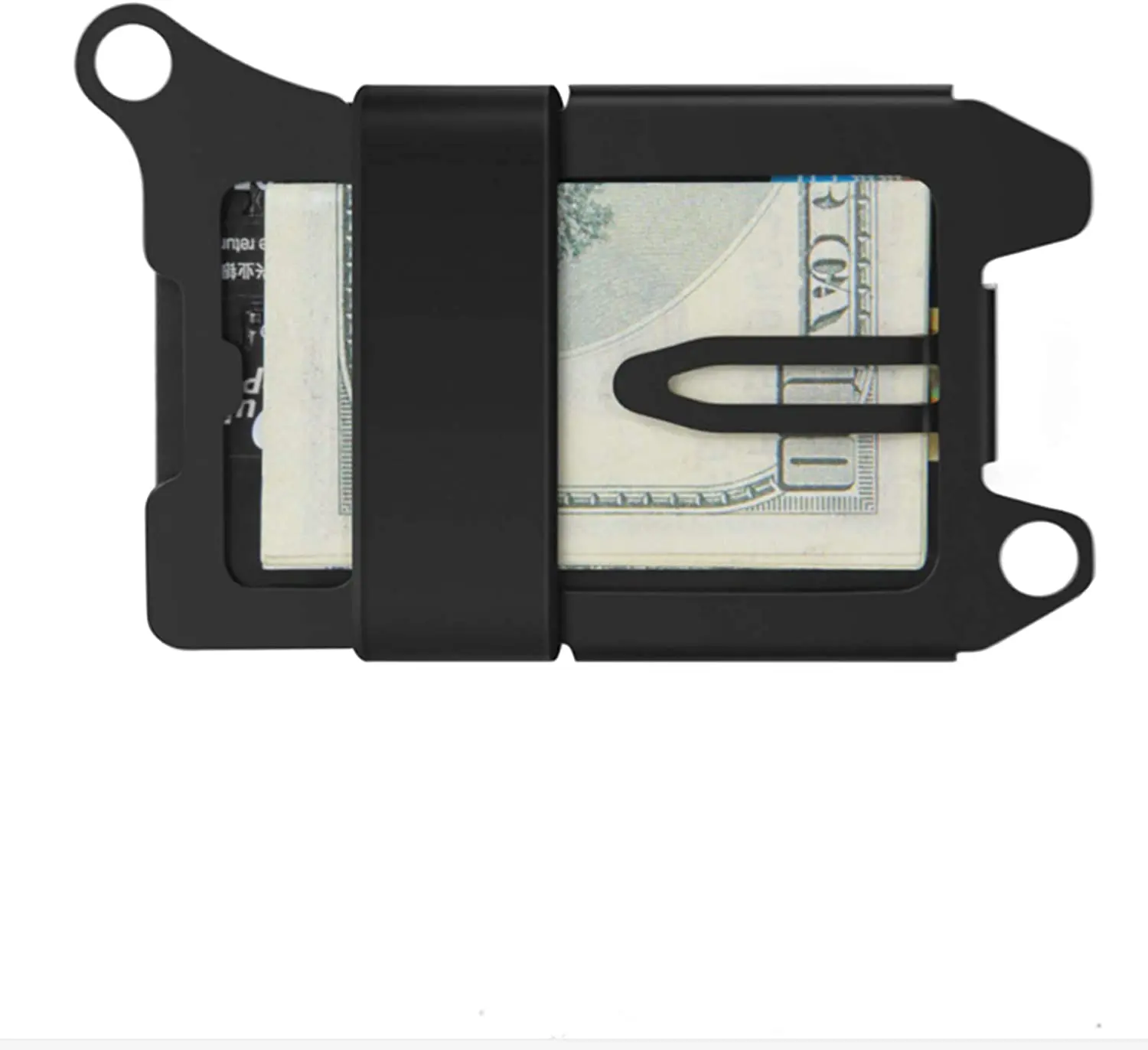 

Minimalist Aluminum Wallet Front Pocket Slim Money Clip Metal Smart Wallet RFID Blocking Wallet