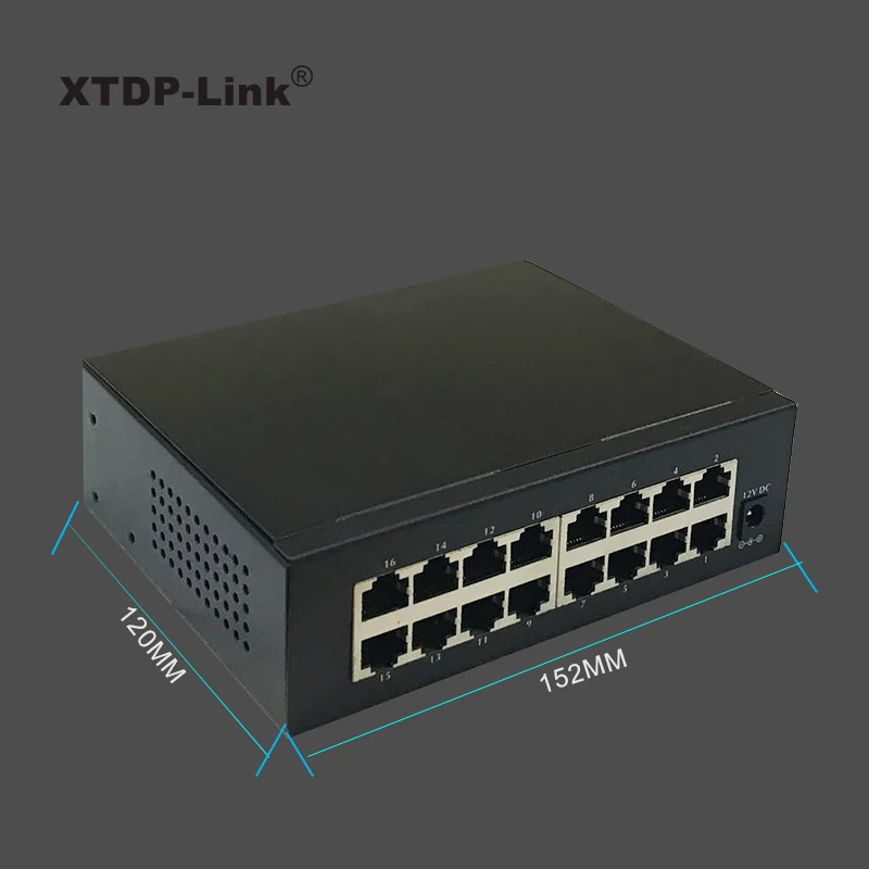 16 портов мини Ethernet сетевой концентратор переключатель применение фабрика Totel Share