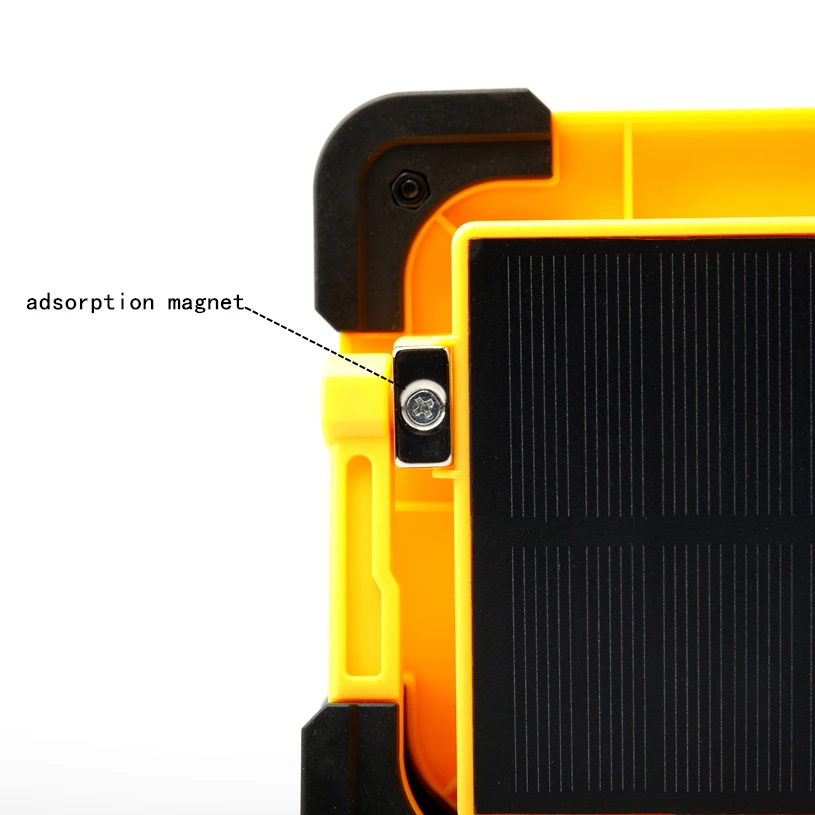 저렴한 Outdoor New Solar USB Rechargeable Searchlight, Multifunctional Work Light, Emergency Camping Light With Magnet, Floodlight