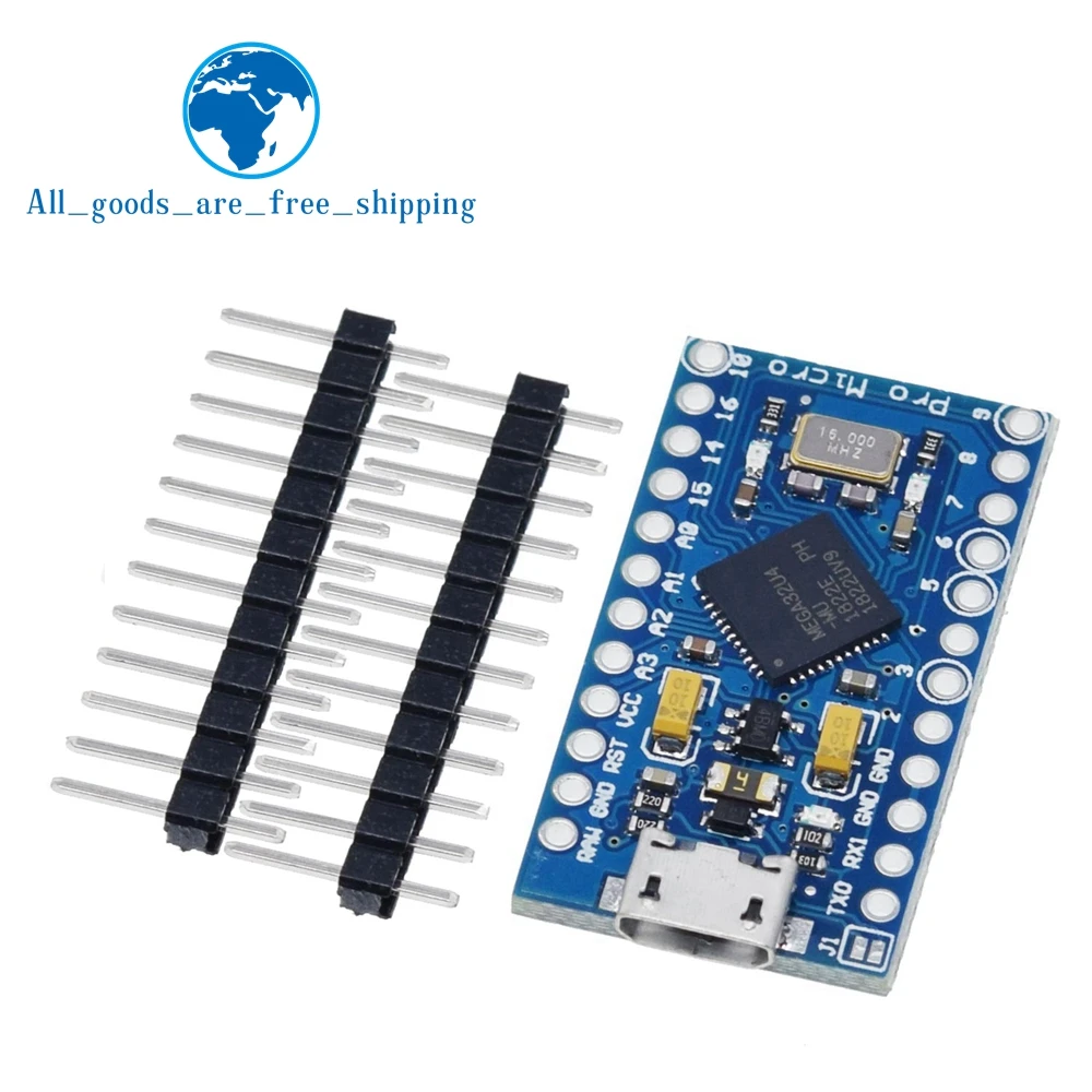 Завеса Pro Micro ATmega32U4 5V 16 МГц заменить ATmega328 для Arduino Mini с 2 Row штыревые Leonardo Usb