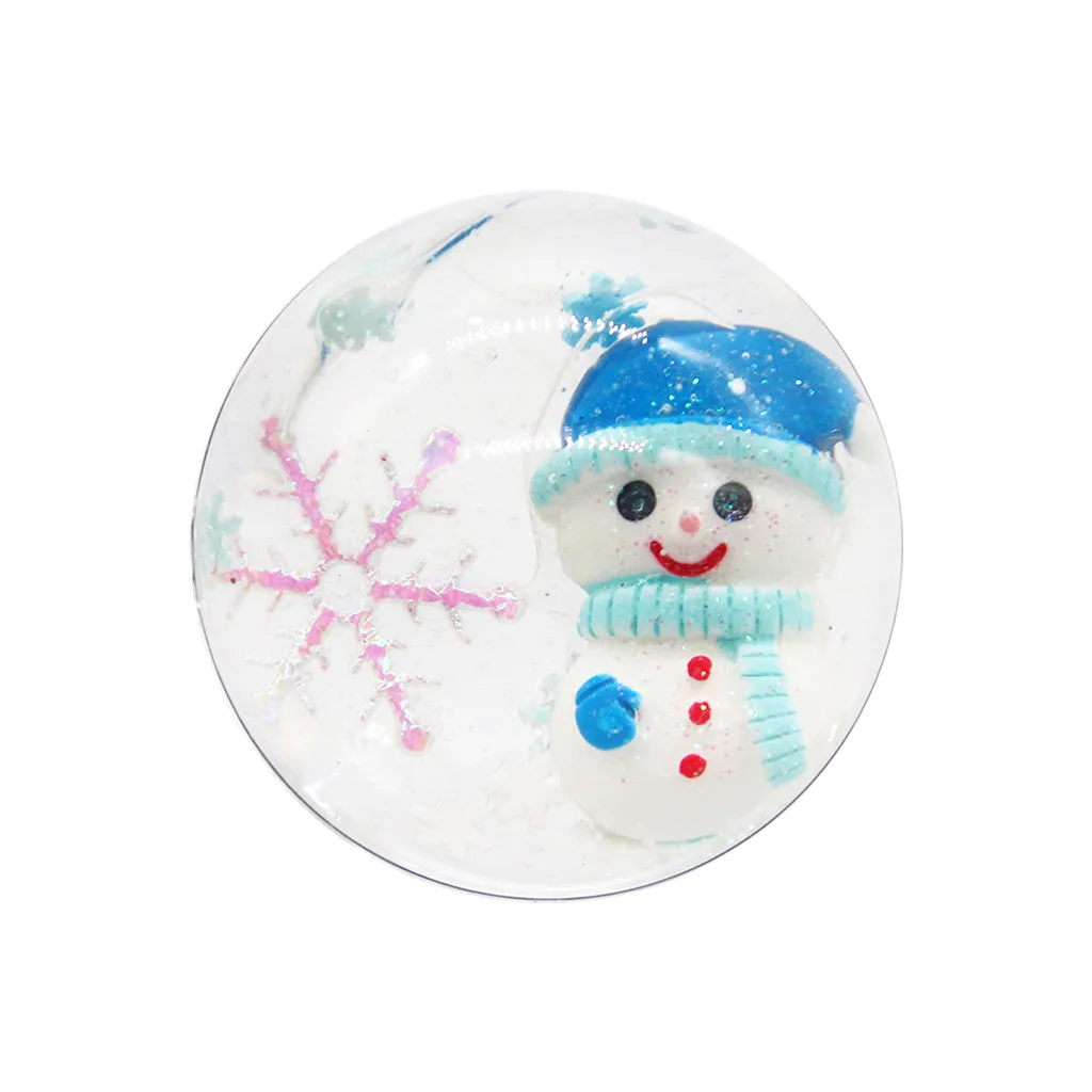 Рождественский слайм шар мягкая Хрустальная грязь Ароматизированная игрушка