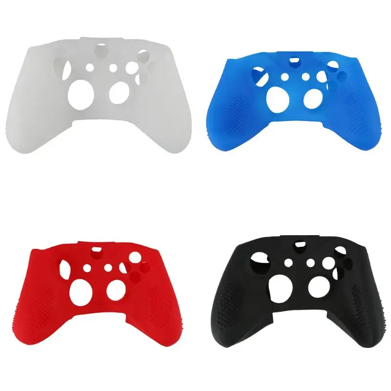 

Silicone Rubber Skin Protective Case Cover for Microsoft Xbox One S Control Game handle set