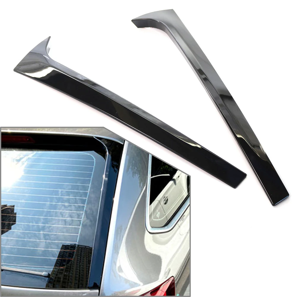 2 шт. автомобильный спойлер на заднее окно боковой Canard ABS накладка-сплиттер для Skoda