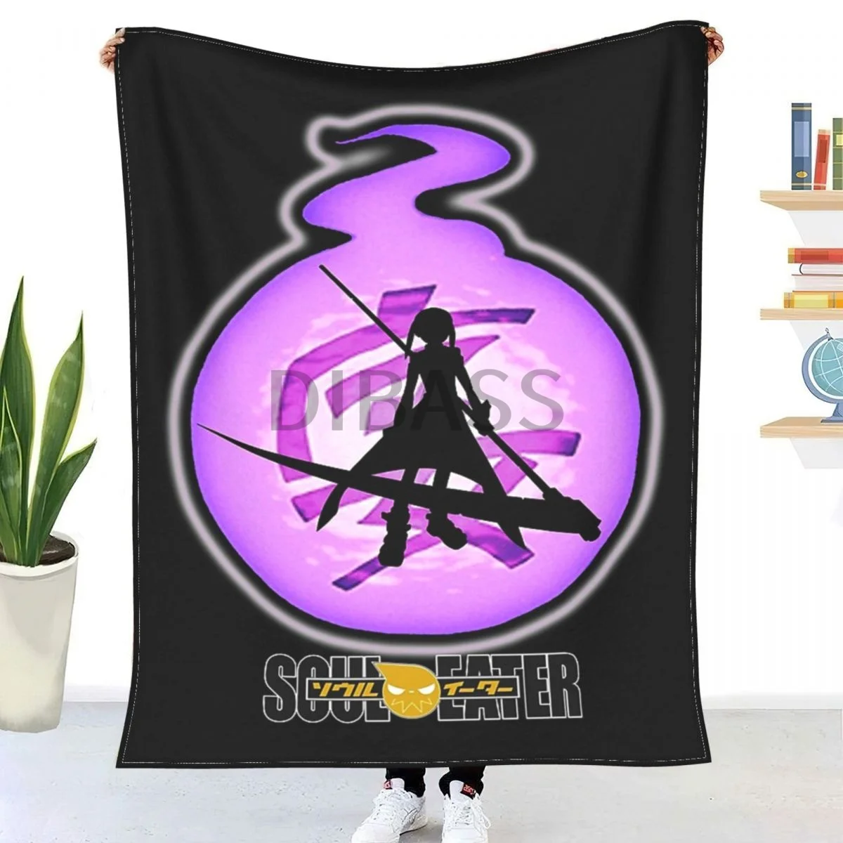 

Soul Eater Witch Soul Maka Albarn Throw Blanket 3D Printed Flannel Throw Blankets