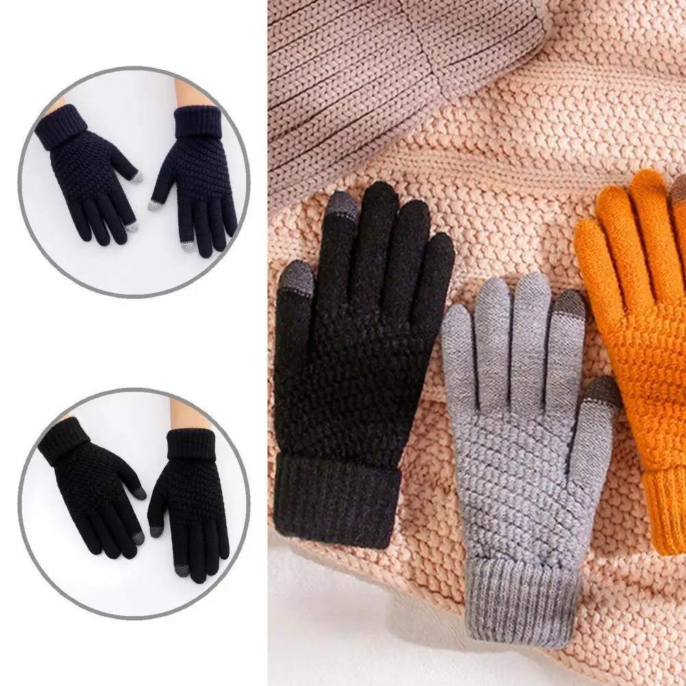 

Lint Free Lightweight Touch Screen Anti-slip Warm Gloves for Travel