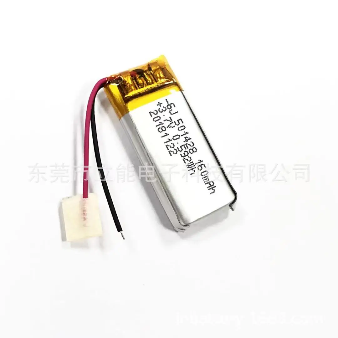 Фото Купите больше — дешевле! Литиевая батарея 501428 501430 3.7V 160mA для стилуса с платой защиты Seiko, звуковой сигнализацией. №2