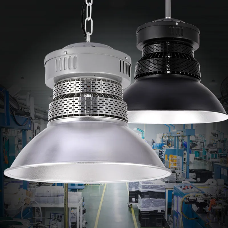 

300W HIGH BAY LED Lighting COMMERCIAL Warehouse Hanging Industrial Grade Shop Area Workshop Garage Light Fixtures Lamp Reflector