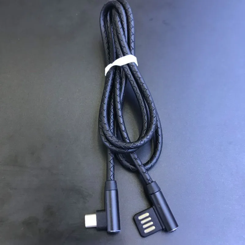 Usb кабель 90 градусов USB c Micro usb Type C для быстрой зарядки L Line зарядное устройство iphone