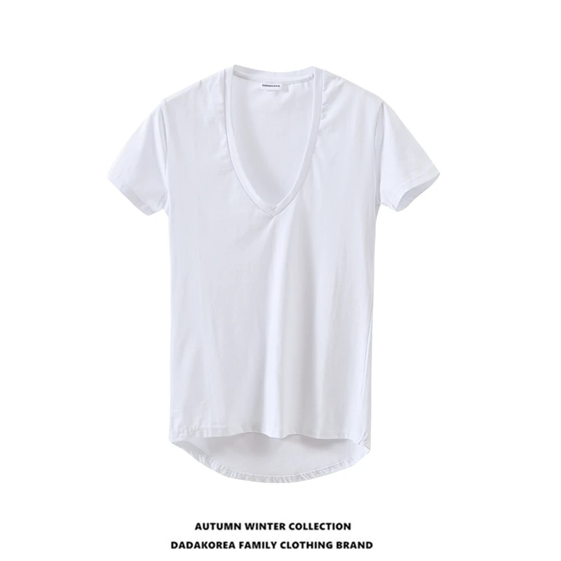 DADAKOREA летняя однотонная фронтальная короткая задняя длинная Сексуальная мужская