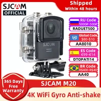 original sjcam m20 action camera 4k wifi gyro anti shake waterproof sports dv