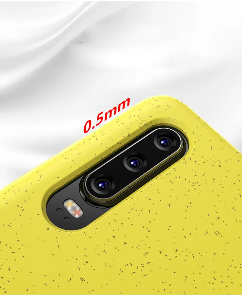 Биоразлагаемый гибридный мягкий ТПУ чехол для телефона huawei P30 LITE Pro |