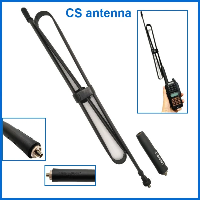 CS тактическая антенна для UV-9R PLUS Водонепроницаемая рация Двухдиапазонная VHF UHF