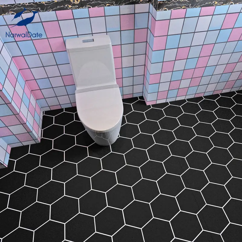 Наклейки для плитки в ванной Кухня пол стикер Non-Slip виниловые наклейки на стены