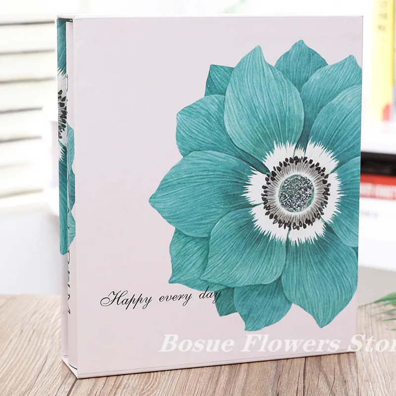 

6 Inch Foto 200 Pocket Photo Album PU Leather Cover Large Capacity Family Children Baby Growth Wedding Memory Insert Albums