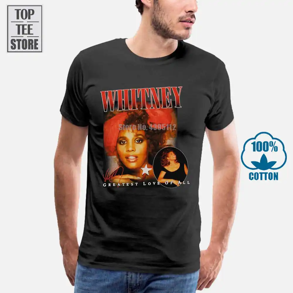 Whitney Houston самая большая любовь всех футболка S M L Xl 2Xl новый официальный бренд|brand t