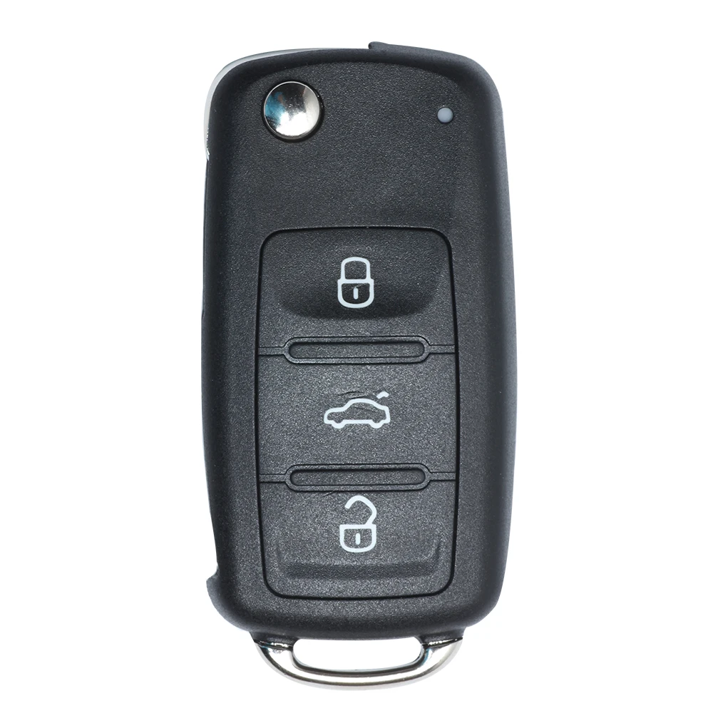 

Флип-модуль Keyecu 5K0 837 202 AD 5K0837202AD, 3 кнопки, 434 МГц, ID48, для Volkswagen Toureg Beetle Golf Jetta