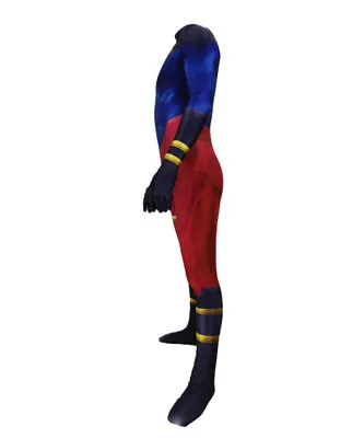Детская и взрослая Superboy Костюмы для косплея костюм супергероя на Хэллоуин зентай