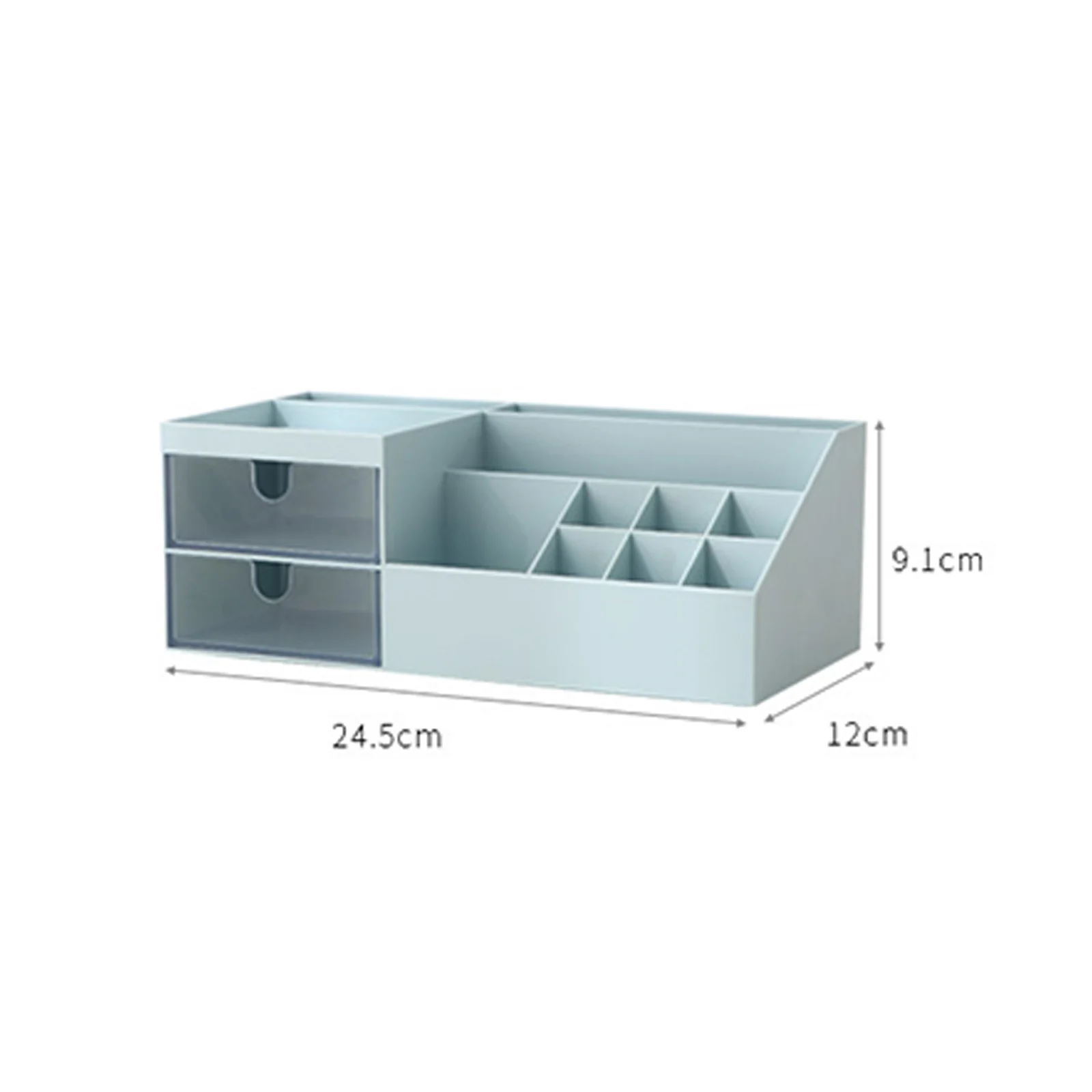 

1Pc Creative Desktop Cosmetics Storage Box Multi-functional Partition Drawer Jewelry Storage Finishing Plastic Stationery Box
