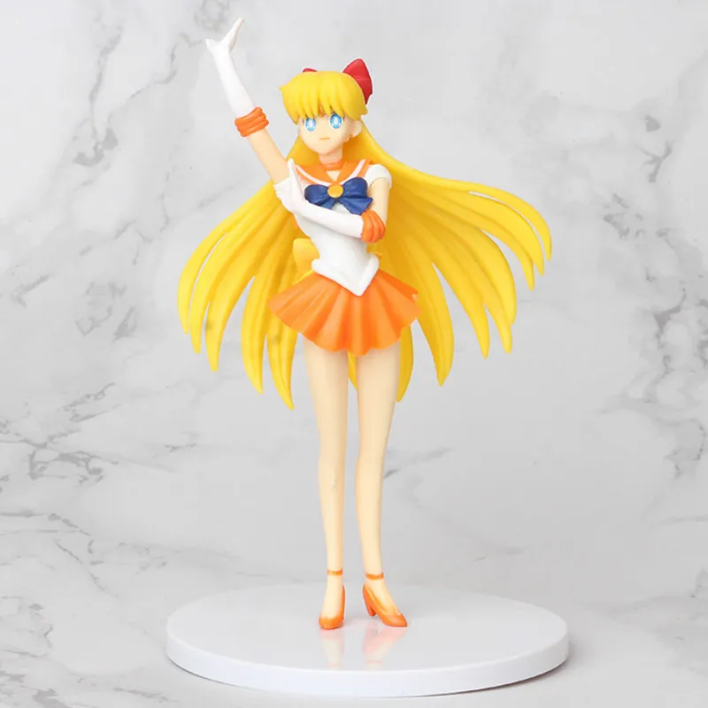 

5pcs/set Sailor Moon Decoration Action Figures Model Toy Japanese Anime Desktop Decor Collection PVC Doll Gift Toys For Children