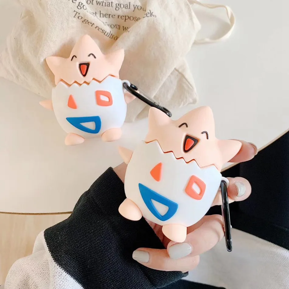Чехол для AirPods с изображением мультяшного медведя, собаки, чехол s для Apple Airpods 2, чехол, Милые силиконовые аксессуары для наушников, чехлы для наушников, чехлы для Air pods