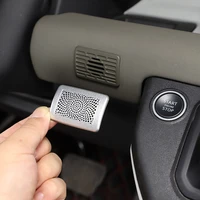 for land rover defender 90 110 2020 22 stainless silver car center control microphone protection cover stickers car accessories