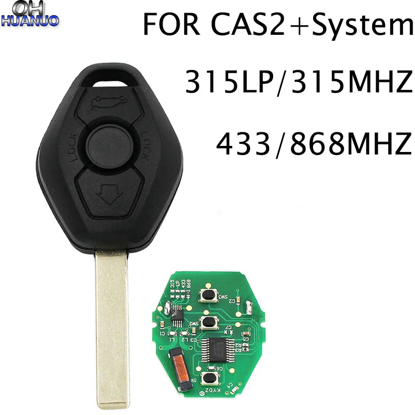 3 кнопки дистанционного ключа 868/434/315 МГц или 315LP для BMW CAS2 5 серии с чипом ID7944 |