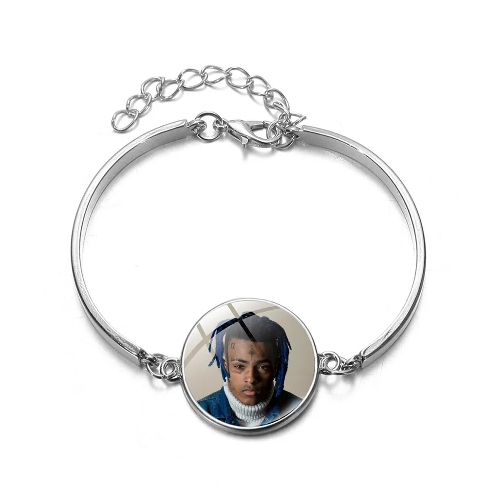 Браслеты в стиле панк певец раппер стеклянный купол Модный Браслет-манжета на