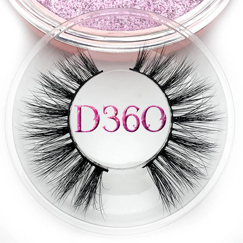 D360 Mikiwi толстые длинные 3D норковые ресницы длительные норковые ресницы естественное драматическое объемное наращивание ресниц Накладные ресницы - Цвет: D360