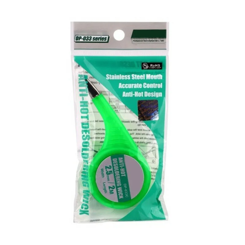 Высокое качество 1 шт. демонтажный фитиль оплетка для удаления припоя Вакуумная