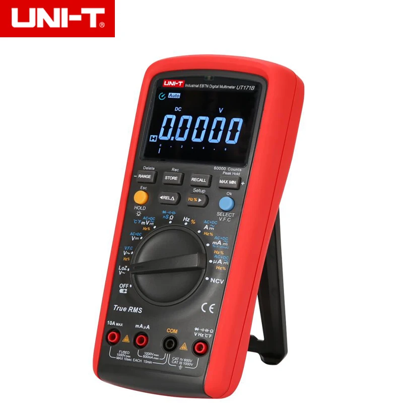 Цифровой мультиметр UNI-T UT171B Eletronic AC DC True RMS Автоматический/ручной диапазон приема