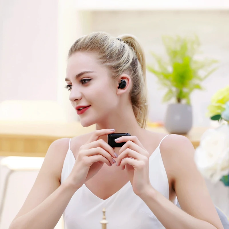 Наушники REMAX, TWS-5, беспроводные Bluetooth наушники, близнецы, наушники с зарядной коробкой, Bluetooth 5,0, смарт-контакт, стерео