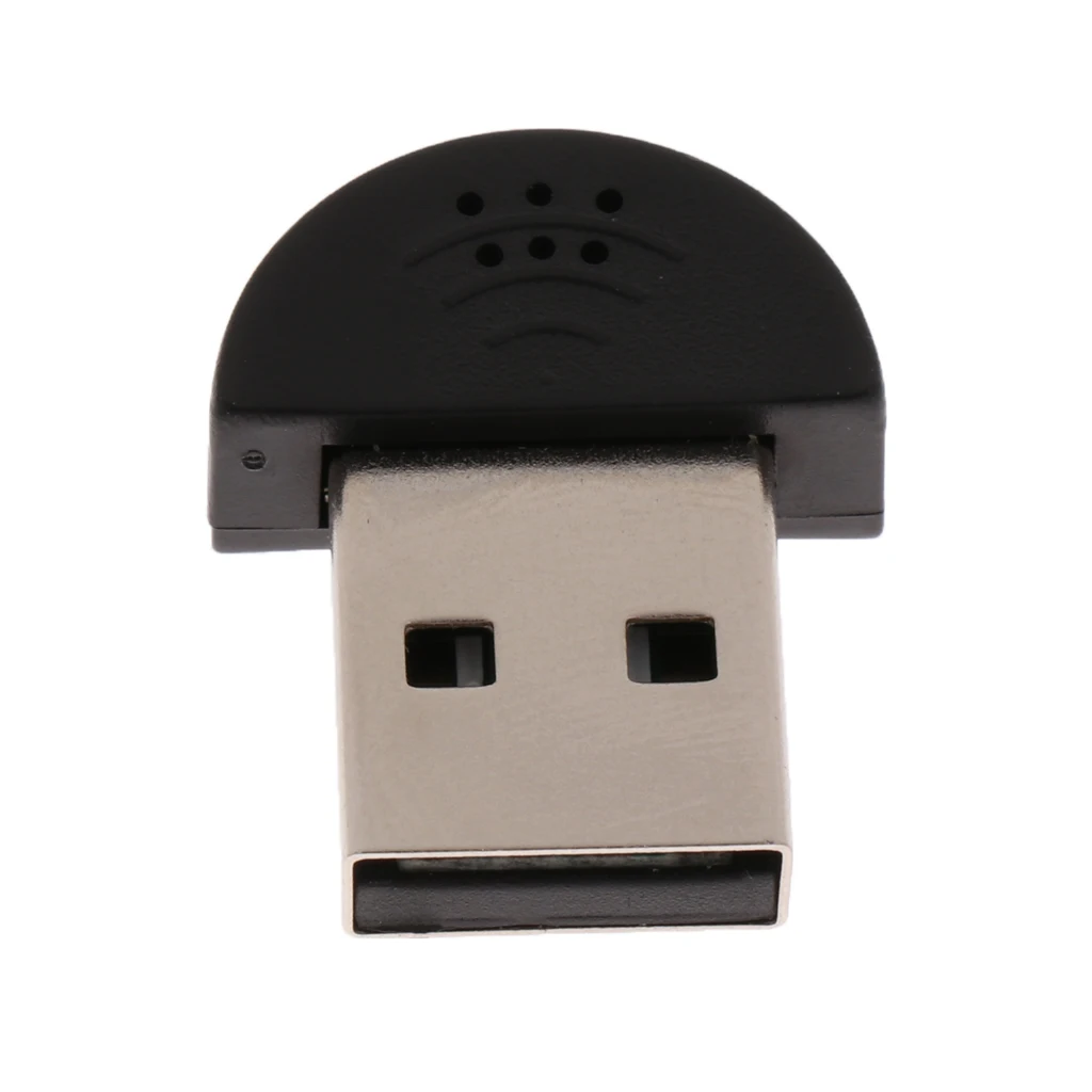 

USB 2.0 Mini Microphone Mic for Laptop/Desktop Voice Recognition