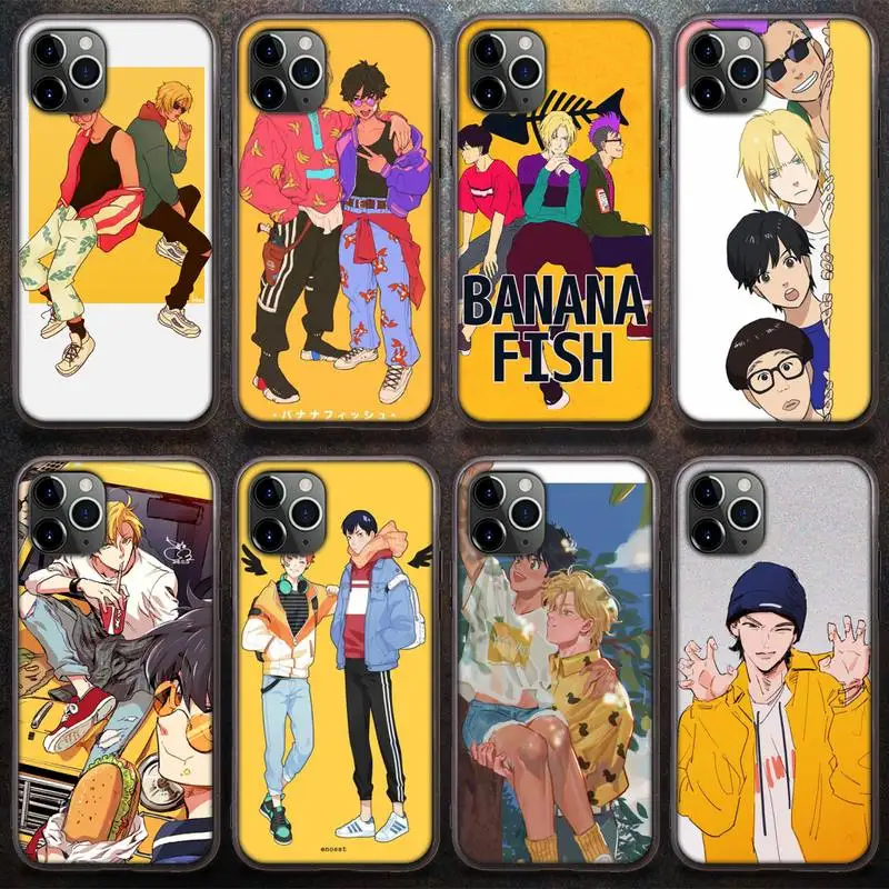 anime cartoon banana fish phone case for iphone 8 7 6 6s plus x 5s se 2020 xr 11 12 pro mini pro xs max free global shipping