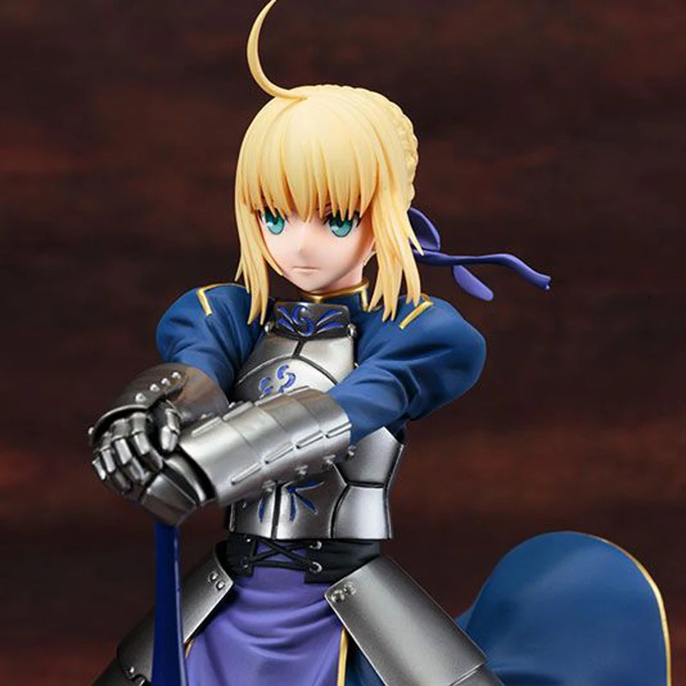 Tronzo 26cm Fate Grand Order FGO Saber Arturia Pendragon Arutoria Knight King PVC Action Figure Model Doll Toys For Christmas