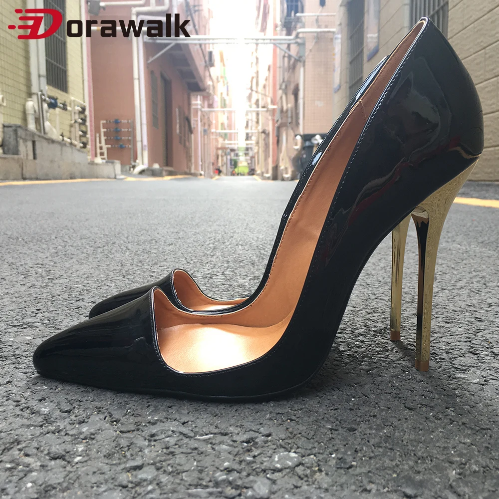 Женские туфли-лодочки на очень высоком каблуке 14 см | Обувь