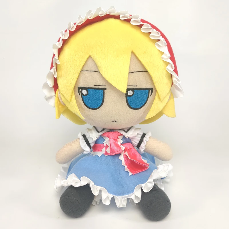 

Anime TouHou Project Alice Cirno Fumo Fumo Cute 20CM Doll Plush Stuffed Throw Pillow Sitting Toy Boy Girl Cosplay Xmas Gift