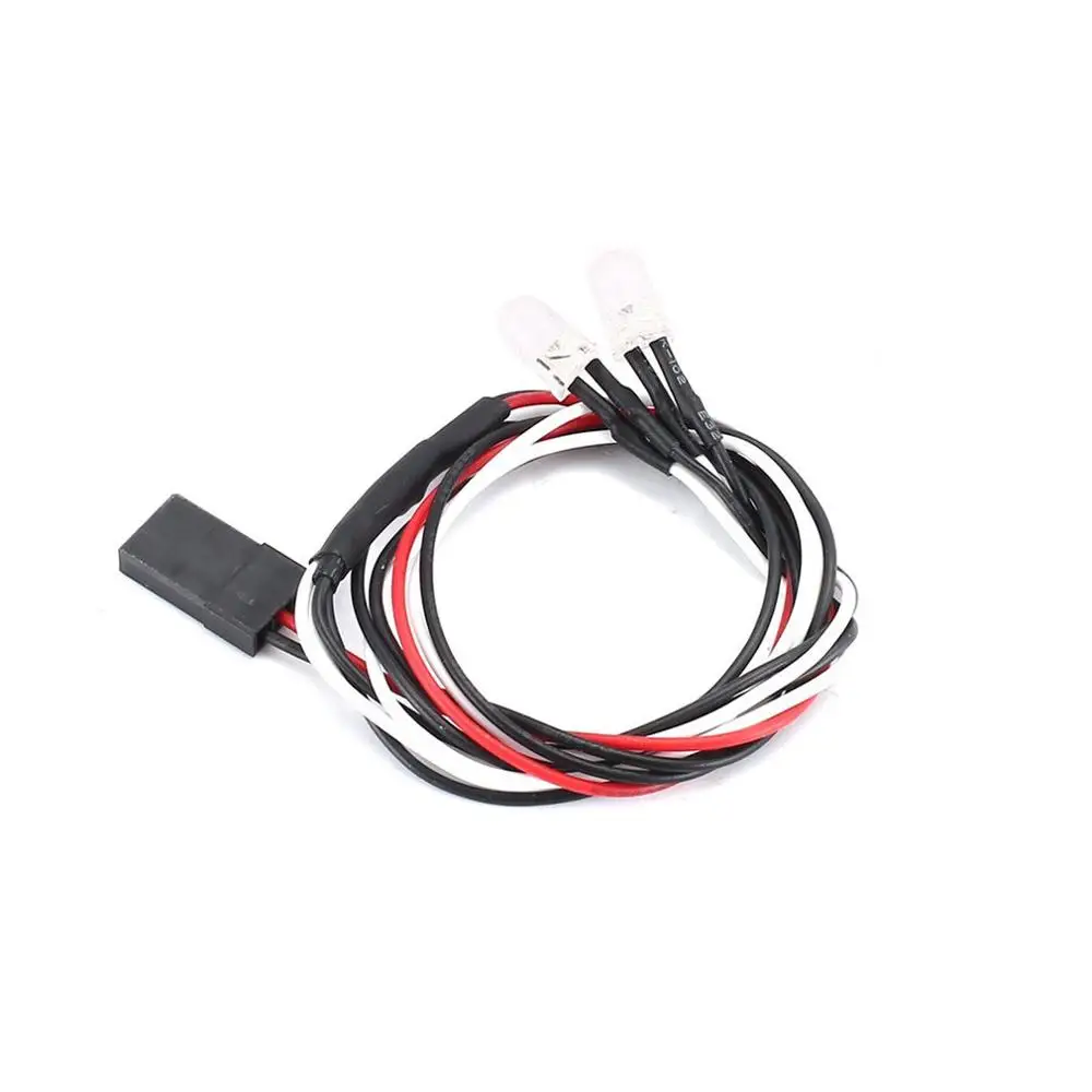 

Metal Front Bumper with 2 Led Lights Hook for RC Car Model Off-road Crawler Traxxas Axial SCX10 90046 Spare Parts