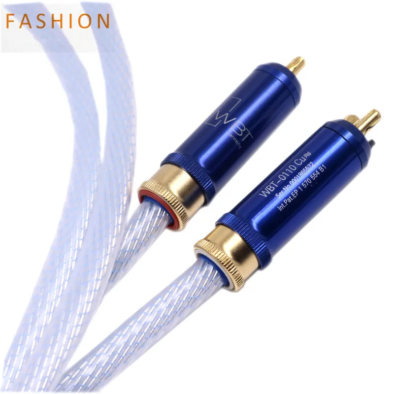 HIFI Nordost Bud твердый сердечник медное покрытие Стерлинговое Серебро кабель RCA