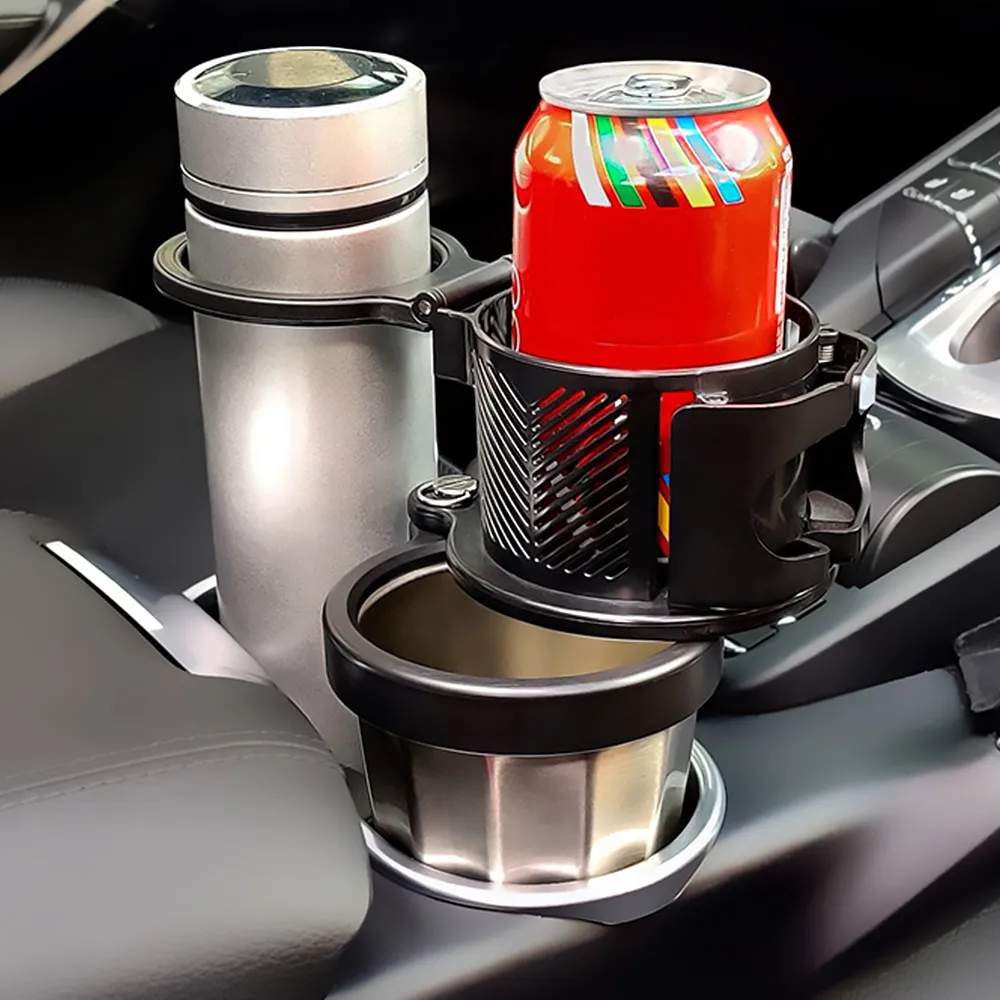 

1 X Car Cup Holder Adust Expander Adapter 3 Cups Bracket Adjustment Hook Mount Car Interior Accessories