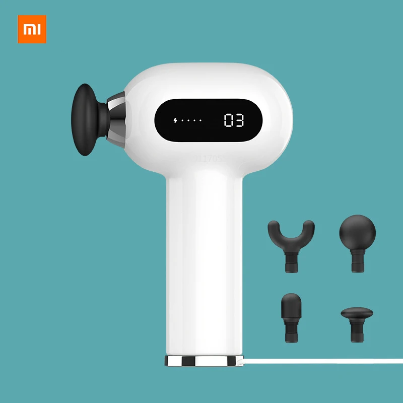 

Xiaomi Youpin Новый электрический пистолет для фаски, портативный домашний спортивный расслабляющий массажер, бесшумный пистолет для фаски