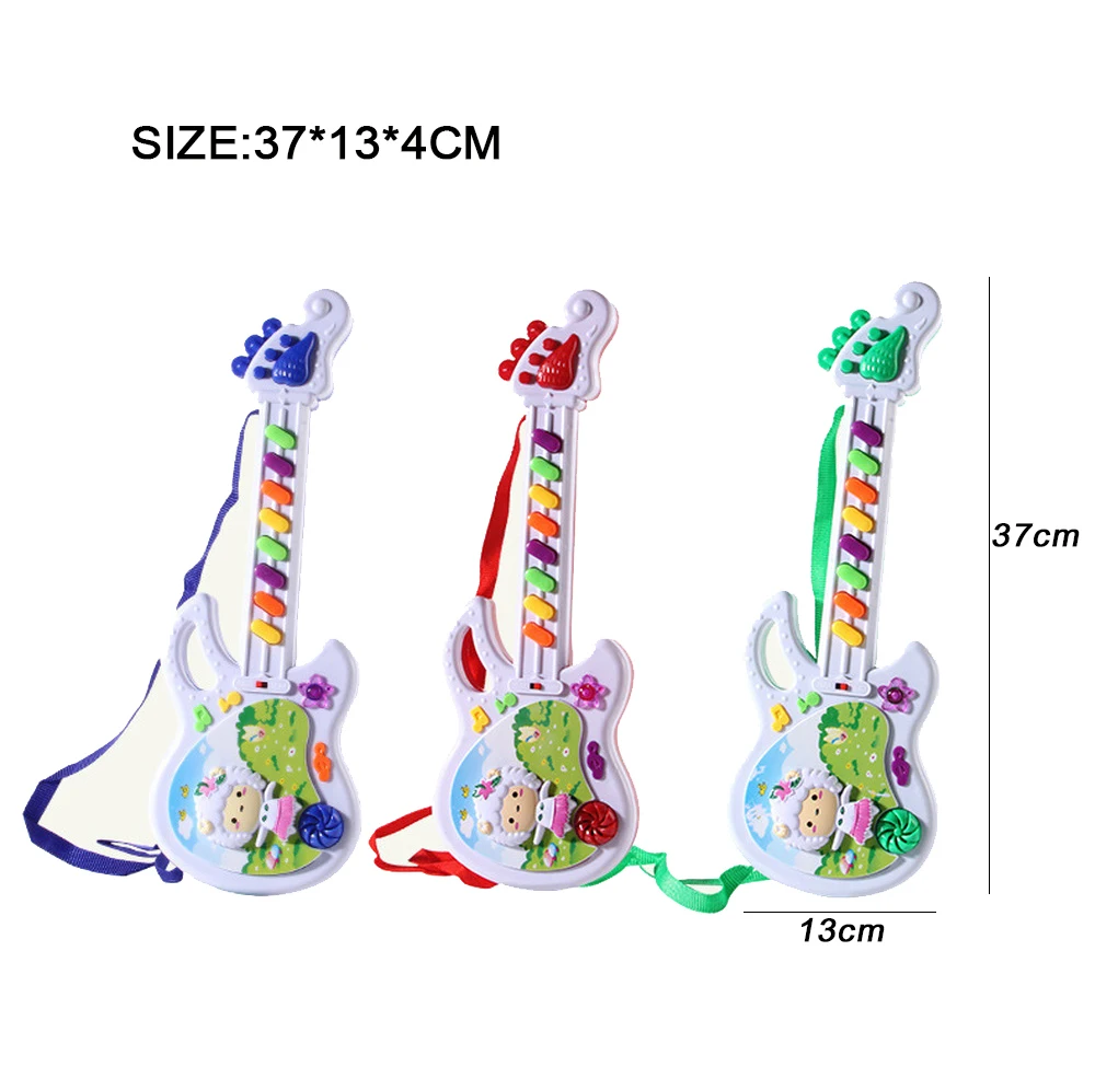 1 шт. электрическая игрушечная гитара музыкальная игра вокальная игрушка для