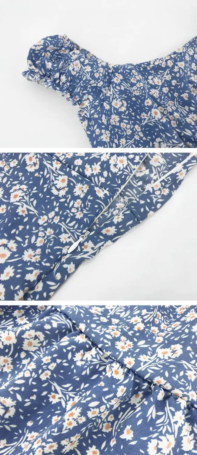 

Summer Elegant Off shoulder beach Dress Women 2021 Sexy Strap back dress waist slim Printed Dresses short sleeve women vestidos