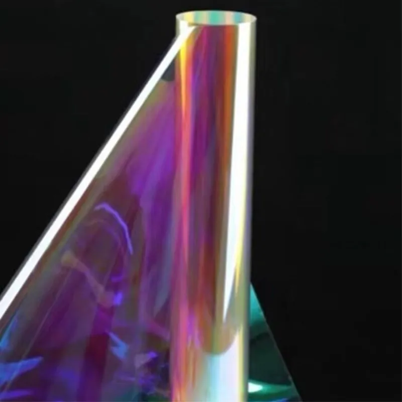 Радужная Переливающаяся оконная пленка с эффектом радуги стеклянные пленки