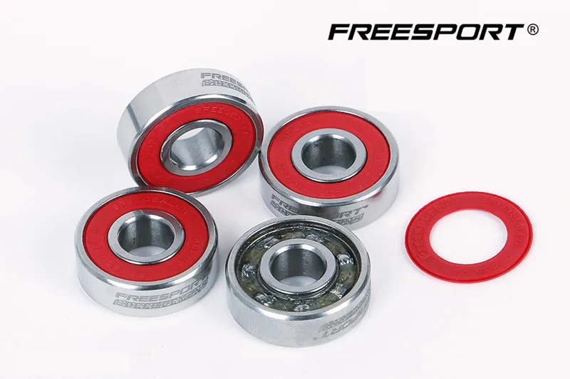 Роликовые коньки FREESPORTS 608RS подшипники для роликовых коньков 7 бусин 8*22*7 мм