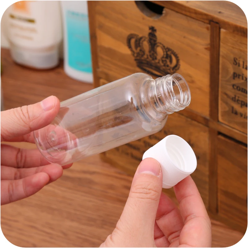 3 шт. прозрачные флаконы для косметики 100 мл|Бутылки и банки хранения| |