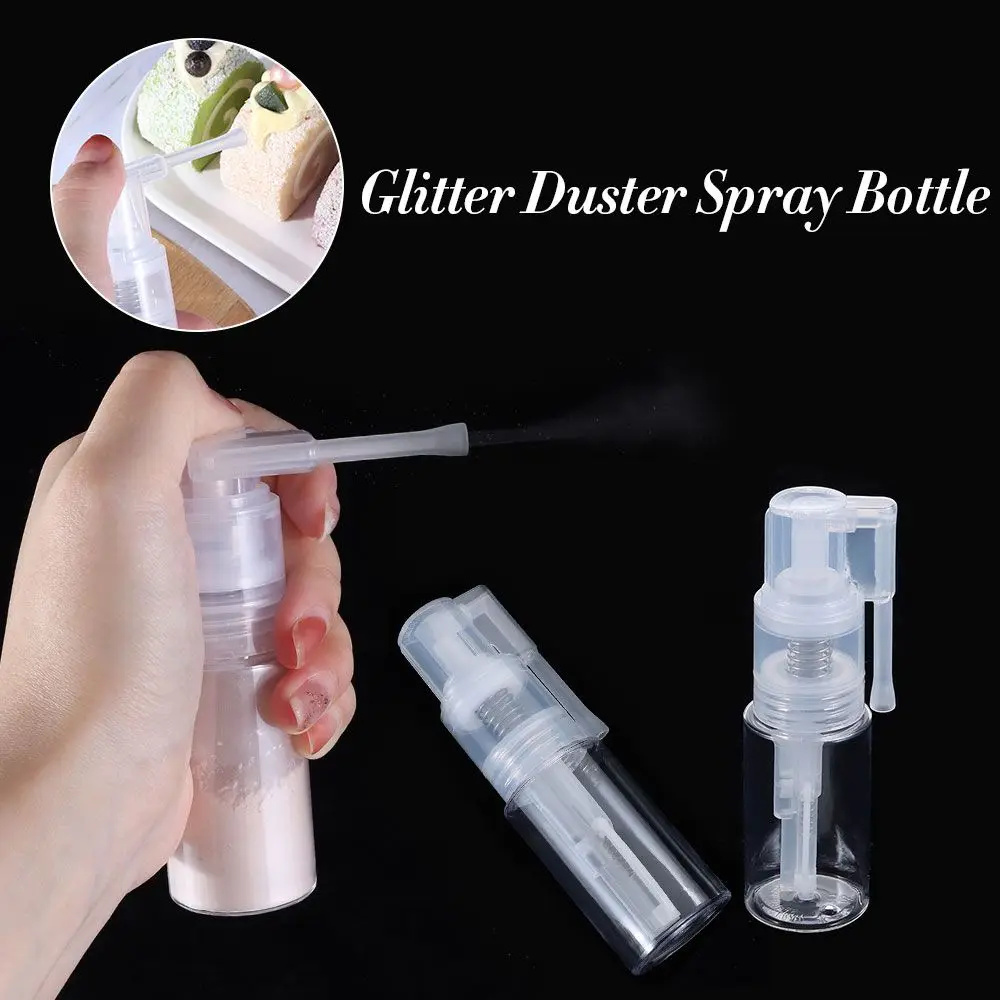 

35ML Adjustable Glitter Duster Spray Bottle Portable Golden Powder Empty Bottle Baking Color Fondant Mousse Cake Decorating Tool